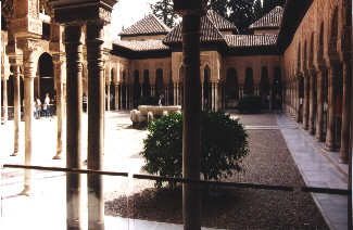 The Lion courtyard, Granada