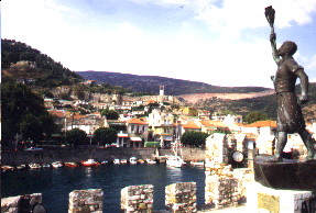 Der Hafen von Lepanto (Navpaktos)